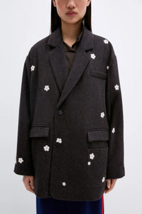 WOOL FLOWER JACKET