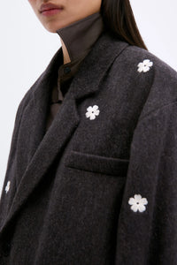 WOOL FLOWER JACKET