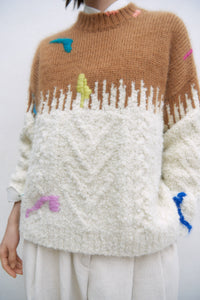 MOHAIR EMBROIDERED SWEATER