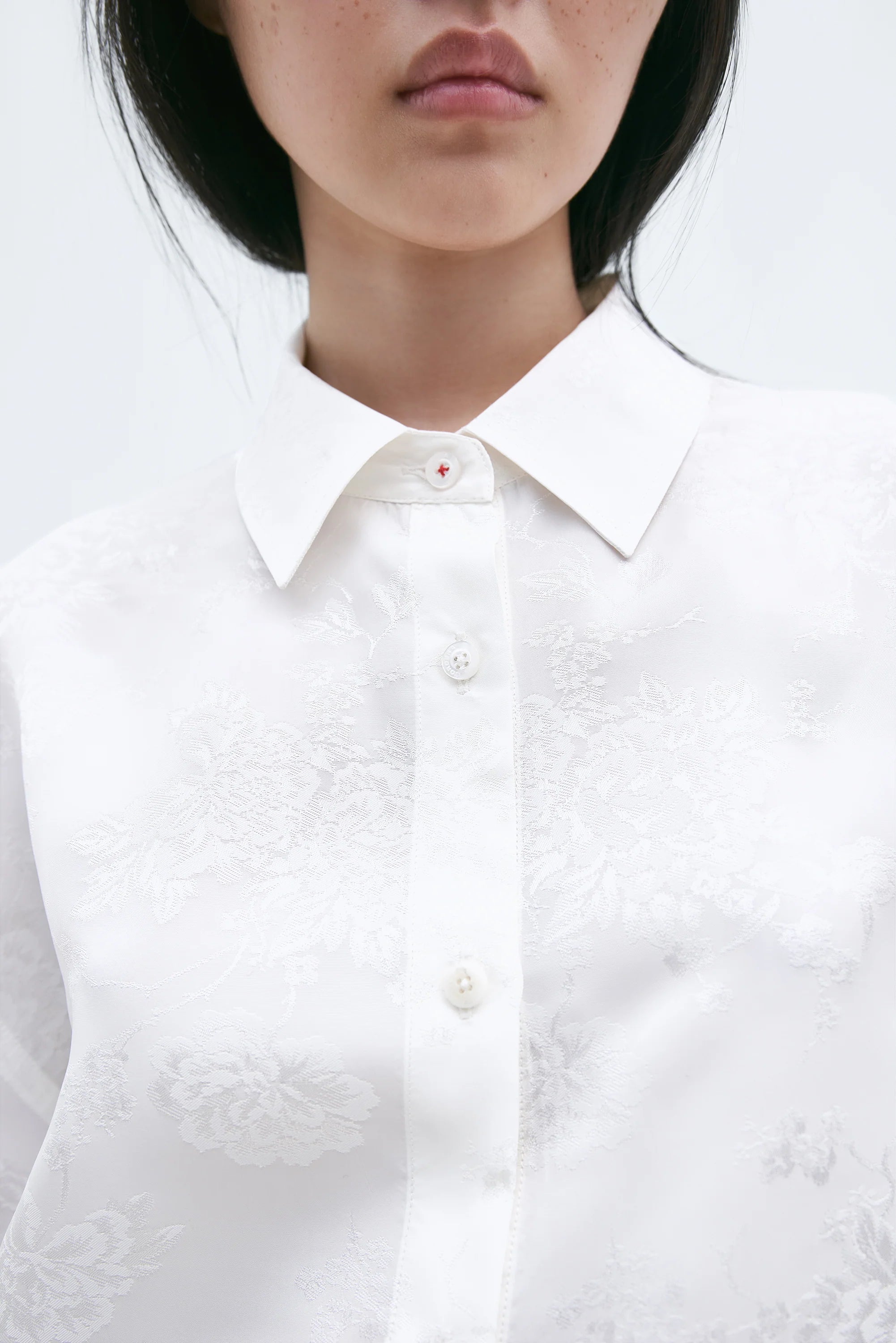 FLOWER JACQUARD SHIRT