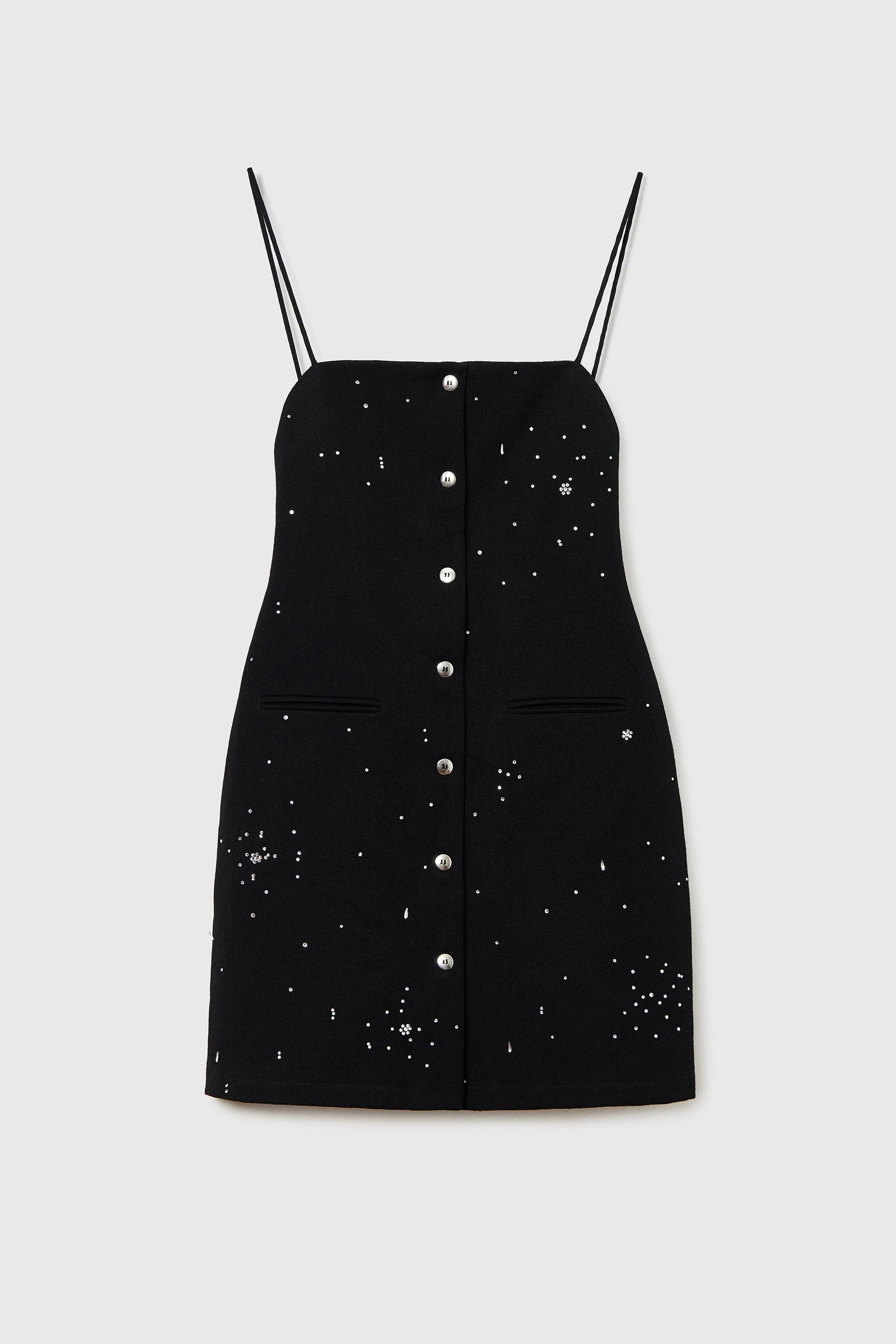 EMBELLISHED MINI DRESS