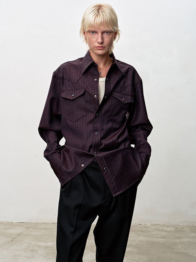 STRIPED WESTERN SHIRT