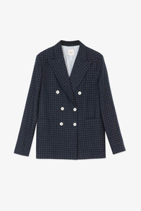 WOOL CHECK BLAZER