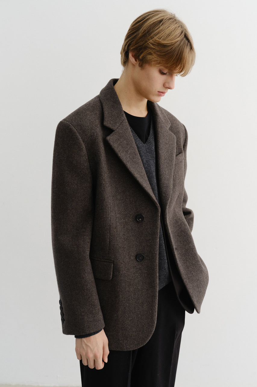UNISEX LAYERED CASHMERE BLAZER