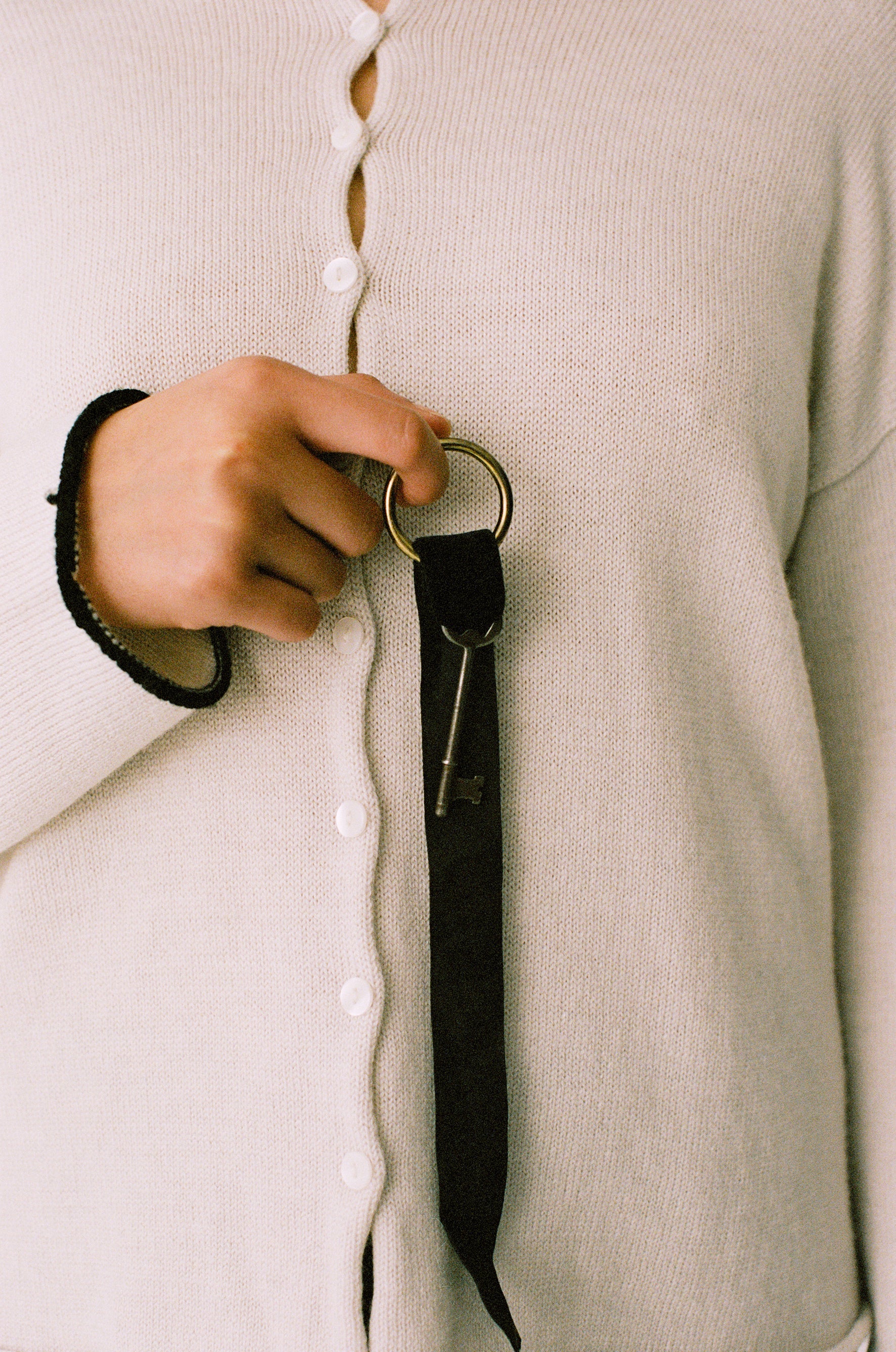 DOLL'S TRIMMED CARDIGAN