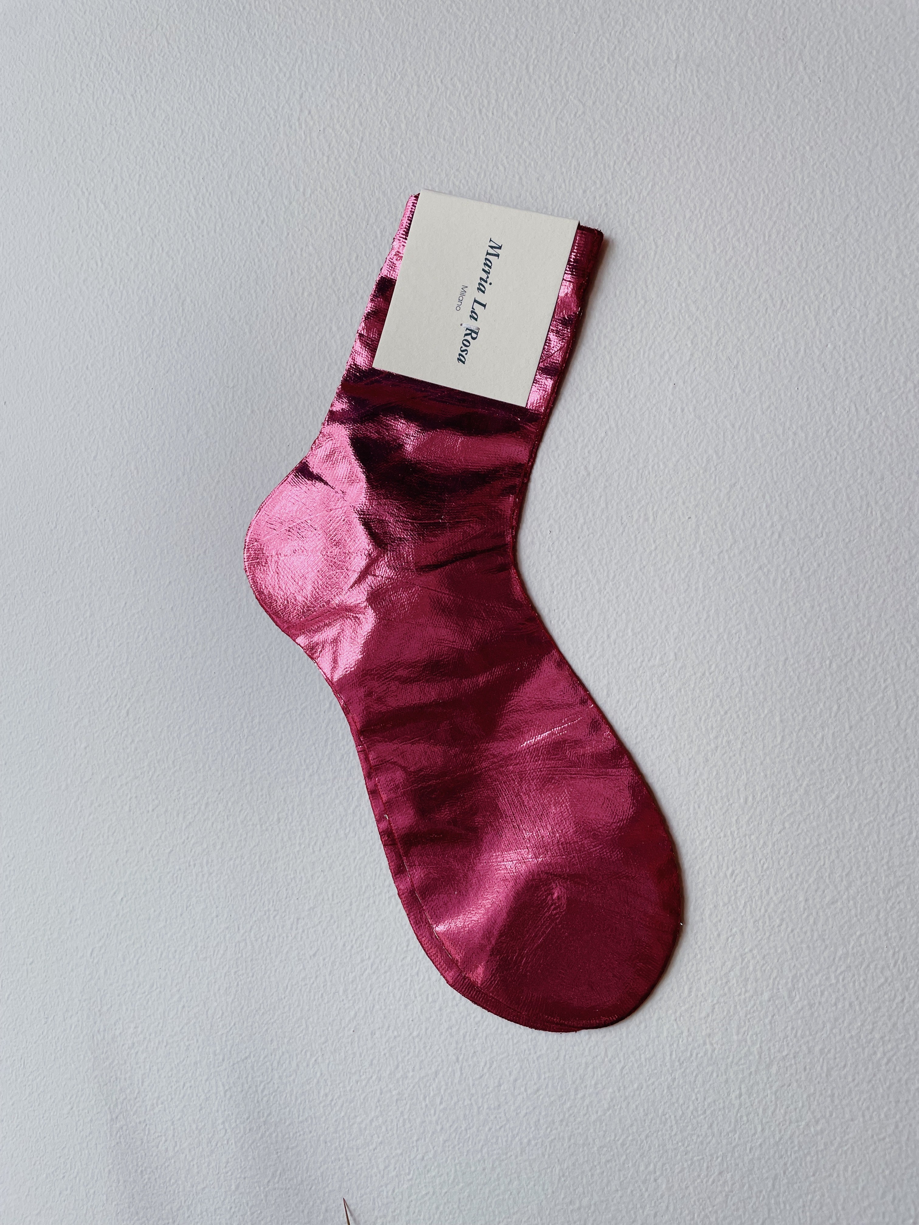 socks - laminated silk