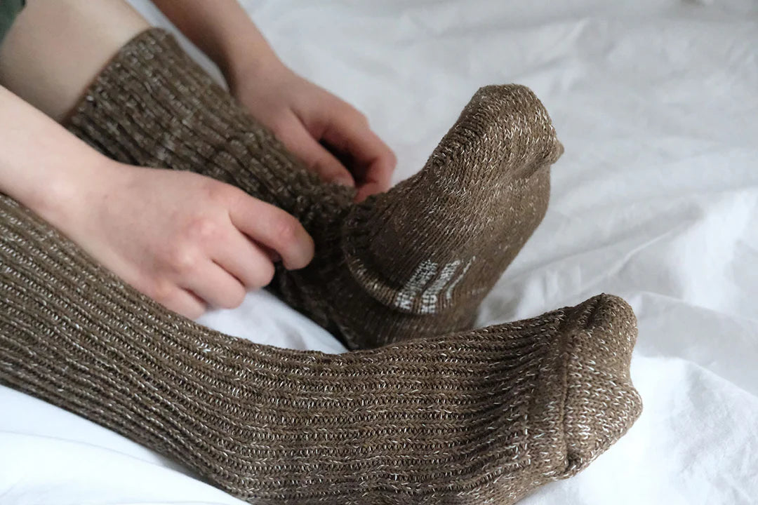 HEMP COTTON RIBBED SOCKS