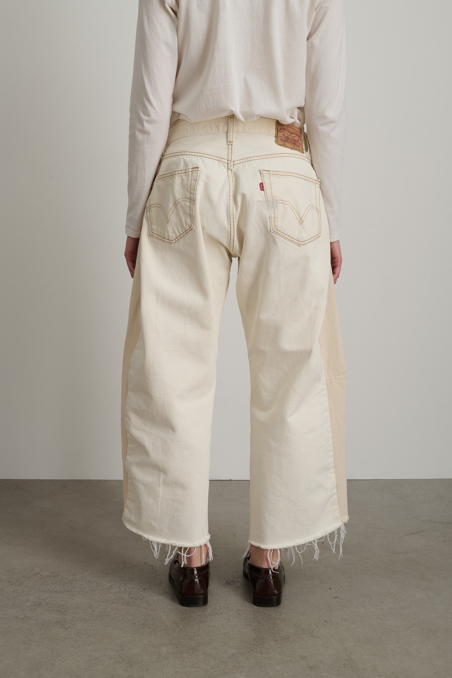 WHITE VINTAGE LASSO JEAN