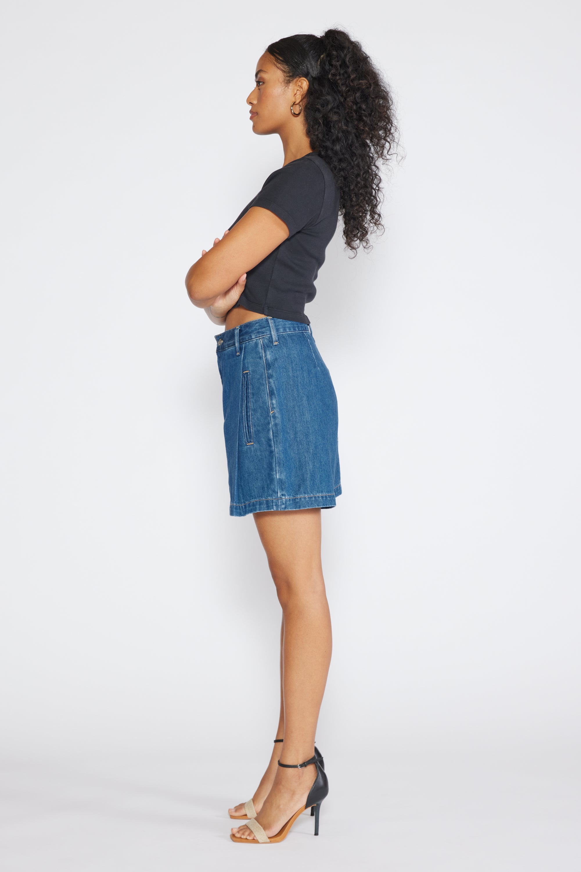 MAX PLEATED SHORT