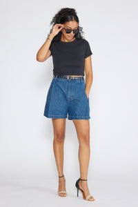 MAX PLEATED SHORT